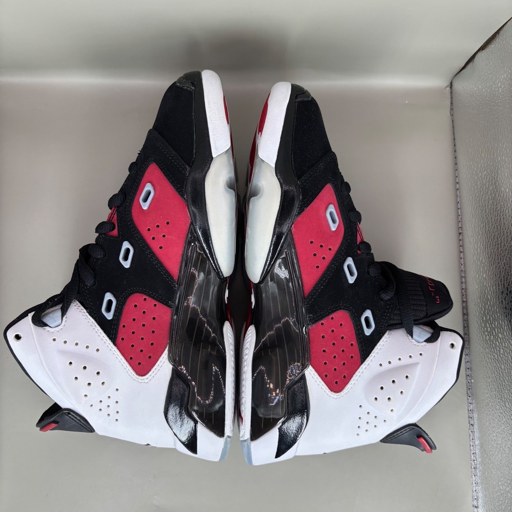 Jordan 6-17-23 Carmine Black White Red Shoes DM1159-006 Mens 5.5Y Womens 7 - Picture 5 of 7